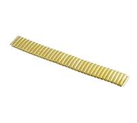 THBGTCNQ Bracelet de montre élastique en métal 18 mm 20 mm, bracelet de rechange unisexe(Gold,22mm)