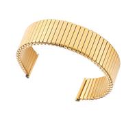 THBGTCNQ Bracelet de montre élastique en métal, extensible et extensible, en acier inoxydable, 18mm, 20mm, for hommes et femmes, accessoires(Gold,20mm)