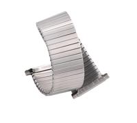 THBGTCNQ Bracelet de montre élastique extensible de 18 mm en acier inoxydable for homme et femme(M_22MM)