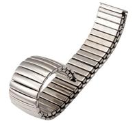 THBGTCNQ Bracelet de montre élastique rétractable en acier inoxydable, unisexe, 18 mm, 20 mm, 22 mm(Silver-2,22mm)
