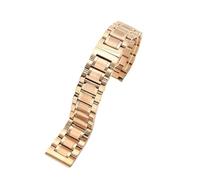 THBGTCNQ Bracelet de Montre en métal, Boucle déployante en Acier Inoxydable, Bracelet réglable Universel(Rose Gold,14mm)