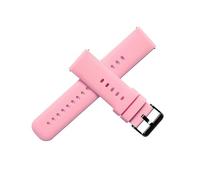 THBGTCNQ Bracelet de montre en silicone à dégagement rapide en caoutchouc avec fermoir en acier inoxydable unisexe(Pink,20mm)