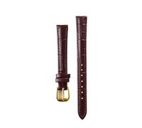 THBGTCNQ Bracelet de montre for femme, bracelet en cuir à dégagement rapide, bracelet de rechange for petites tailles(Brown-Gold,24mm)