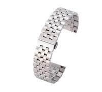 THBGTCNQ Bracelet de montre universel en acier inoxydable de 18 mm(Silver,21mm)
