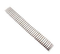 THBGTCNQ Bracelet en acier inoxydable 12 mm, 14 mm, 16 mm, 18 mm, 20 mm, 22 mm, bracelet élastique, bracelet de rechange en métal, bracelet universel(Silver,20mm)