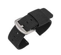 THBGTCNQ Bracelet en toile de nylon, boucle en acier inoxydable, conception à dégagement rapide, unisexe(H,24mm)