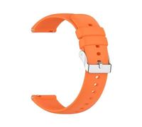 THBGTCNQ Silicone Watch Strap Quick Release for Men Women(Orange,20mm)