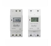 THC15A 30 A Montage sur rail DIN hebdomadaire 7 jours Programmable Minuteur Relais Minuteur Contrôle AC 12 V 24 V 48 V 110 V 220 V 230 V (30 A, 1NO 220 V AC DC)