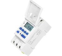 THC15A Digital LCD Power Programmable Timer Switch Relay 16A Amp Electronic Weekly 7 Days 16 On & Off Relay Timer Control AC 220V Din Rail Mount Timing Swtich