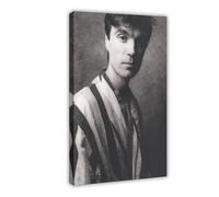 THCTCA David Byrne (Talking Heads), New York, 1979 - Impression sur toile - Décoration pour chambre à coucher, bureau, chambre - Cadeau, 40 x 60 cm