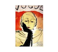 THCTCA Poster Vogue sur toile - Décoration murale pour salon, chambre à coucher - Style sans cadre - 20 x 30 cm