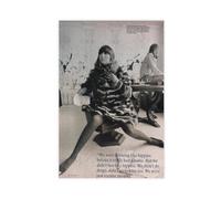 THCTCA Sonny And Cher Poster sur toile Vogue Shooting - Décoration de chambre à coucher - Paysage sportif - Décoration de bureau - Cadeau sans cadre - 60 x 90 cm