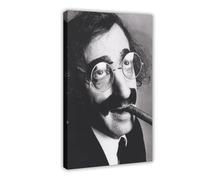 THCTCA Woody Allen Als Groucho Marx (fotoshoot Uit 1972) Impression sur toile pour décoration murale de salon, chambre à coucher, style cadre, 20 x 30 cm