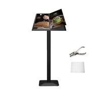 THCTYRP，Porte Menu Restaurant，Menu Rack Outdoor Restaurant Display noir | 49 x 35 cm information holder, menu cards, advertising boards, as a binder or as an information display