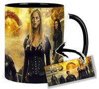 The 100 Lexa Alycia Debnam-Carey Clarke Eliza Taylor Cotter Octavia Marie Avgeropoulos Tasse Ceramique Intérieure et Poignée Noire Mug