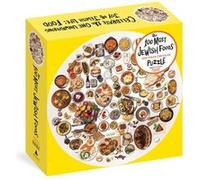Tablet The 100 Most Jewish Foods: 500-Piece Circular Puzzl (Mixed Media Product)