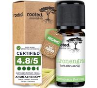 The 10ml Organic Lemongrass OilCertified Natural CosmeticsLemongrass100% Natural Essential Oil For Natural Cosmetics,Aromatherapy