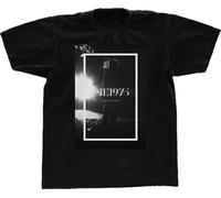 The 1975 - "Music For Cars" T-shirt Homme/Femme Unie RO9608 (M) (Noir/Blanc)