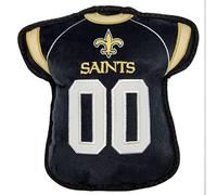 The 1st Ever Tough but Smooth Dog Toy NFL New Orleans Saints Football Jersey Tough Pet Toy Jouet pour chien de qualité supérieure avec couineur intégré. Jouet à mâcher préféré des fans de sport