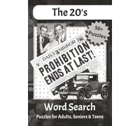 The 20's Word Search: Vintage Vibes of the 1920s: Easy-Read Word Puzzles & Answer Key