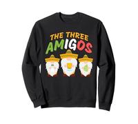 The 3 Amigos Gnomes, sel, Tequila, Citron Vert, Cinco de Mayo Sweatshirt