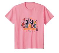 The 3rd Grade Adventure: Space & Science Fun, 3e année T-Shirt, Enfant, Rose, 8 Ans