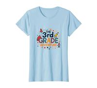 The 3rd Grade Adventure: Space & Science Fun, 3e année T-Shirt, Femme, Bleu Céleste, XL