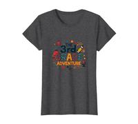The 3rd Grade Adventure: Space & Science Fun, 3e année T-Shirt, Femme, Chiné Foncé, L