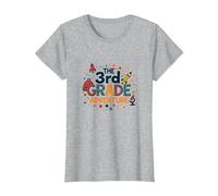 The 3rd Grade Adventure: Space & Science Fun, 3e année T-Shirt, Femme, Gris Chiné, XS