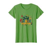 The 3rd Grade Adventure: Space & Science Fun, 3e année T-Shirt, Femme, Herbe, L
