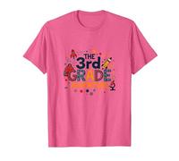 The 3rd Grade Adventure: Space & Science Fun, 3e année T-Shirt, Homme, Rose chiné, M