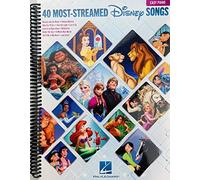 The 40 Most-Streamed Disney Songs: Easy Piano Songbook [Spiral-bound] Disney