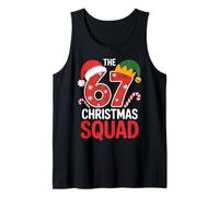 The 67 Christmas Squad Funny Family Six Seven Débardeur