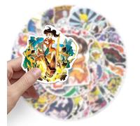 The 7 Deadly Sins Autocollants 52Pcs Graffiti Décalque Ban Figurine Carnet de notes DIY Autocollant Ban Décalque pour Tablettes Tasse Skateboard Vélo Casque Autocollants Décoratifs Imperméables