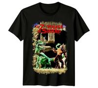 The 7th Voyage of Sinbad (1958) Movie Poster Inspired T-Shirt Retro 80s Tee Black 3XL