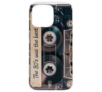 The 80s Was The Best Mix Tape Cassette rétro Nostalgie Coque pour iPhone 15 Pro Max