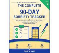 The 90-Day Sobriety Tracker: Daily Check-Ins, Craving & Trigger Logs, Coping Skills, and Milestone Tracking for Your First 90 Days of Sobriety