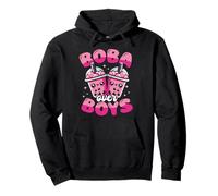 Thé à bulles graphique Boba Over Boys Kawaii Cute Asian Drink Sweat à Capuche