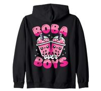 Thé à bulles graphique Boba Over Boys Kawaii Cute Asian Drink Sweat à Capuche