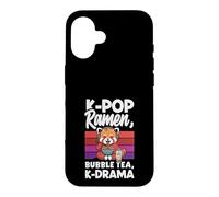 Thé à Bulles K-Pop Ramen K-Dramen K-Drama Kawaii K-Pop Anime Coque pour iPhone 16