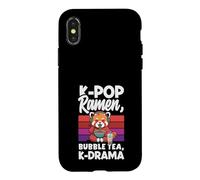 Thé à Bulles K-Pop Ramen K-Dramen K-Drama Kawaii K-Pop Anime Coque pour iPhone X/XS