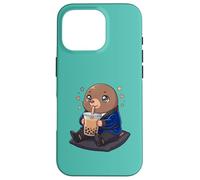 Thé à Bulles Kawaii Cute Mole Boba Coque pour iPhone 16 Pro