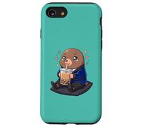 Thé à Bulles Kawaii Cute Mole Boba Coque pour iPhone SE (2020) / 7/8