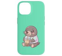 Thé à Bulles Kawaii Mole Boba Cute Coque pour iPhone 14