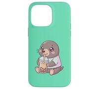 Thé à Bulles Kawaii Mole Boba Cute Coque pour iPhone 14 Pro Max