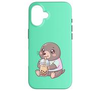 Thé à Bulles Kawaii Mole Boba Cute Coque pour iPhone 16