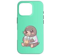 Thé à Bulles Kawaii Mole Boba Cute Coque pour iPhone 16 Pro