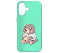 Thé à Bulles Kawaii Mole Boba Cute Coque pour iPhone 17