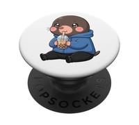Thé à Bulles Kawaii Mole Boba Cute PopSockets PopGrip Adhésif