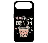 Thé à Bulles Peace Love Boba Tea Kawaii Coque pour iPhone Air